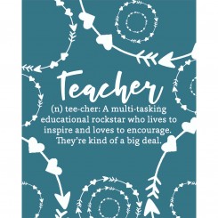 Teachers are a big deal (print file only) 8x10 inch